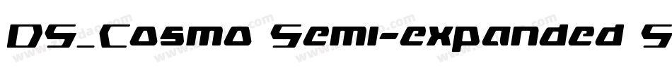 DS_Cosmo Semi-expanded SemiBold字体转换